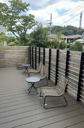ウッドデッキ施工